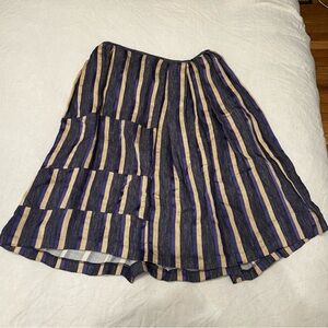Dries Van Noten striped skirt; size 44